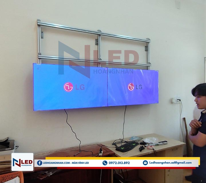 Thi công lắp đặt màn hình LCD ghép
