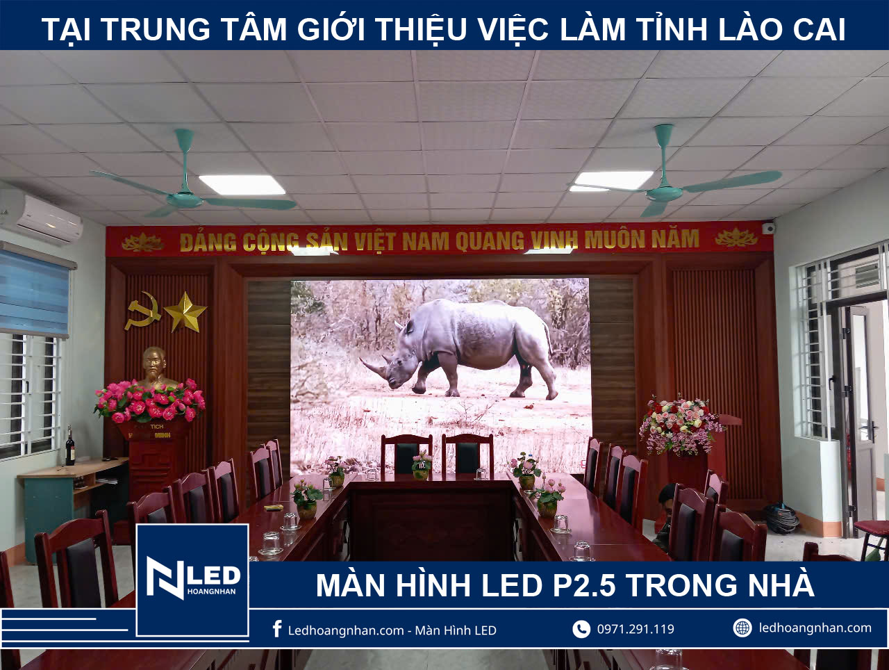 Màn hình led P2.5 trong nhà