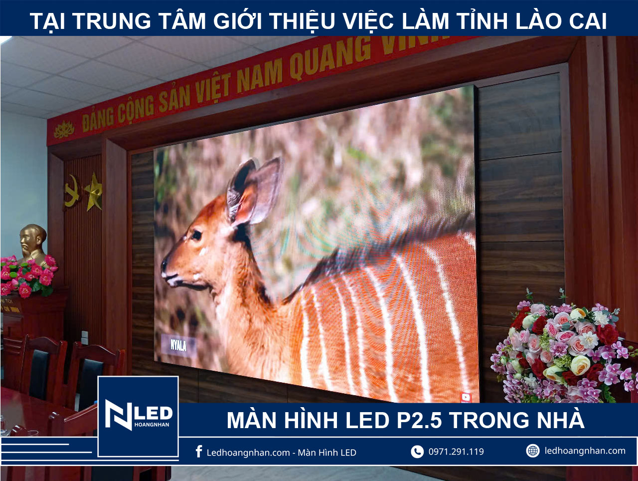 Màn hình led P2.5 trong nhà