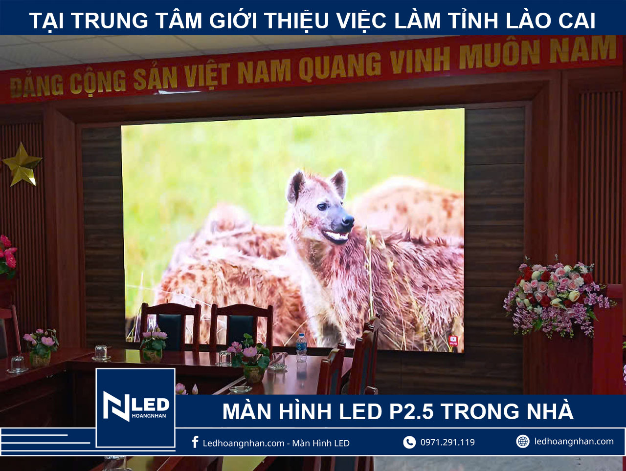 Màn hình led P2.5 trong nhà