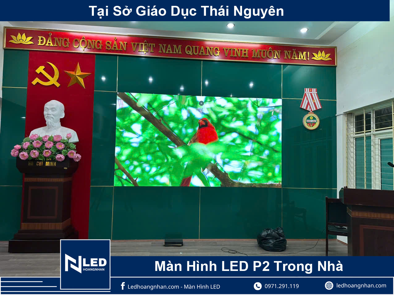 Màn hình led p2 trong nhà