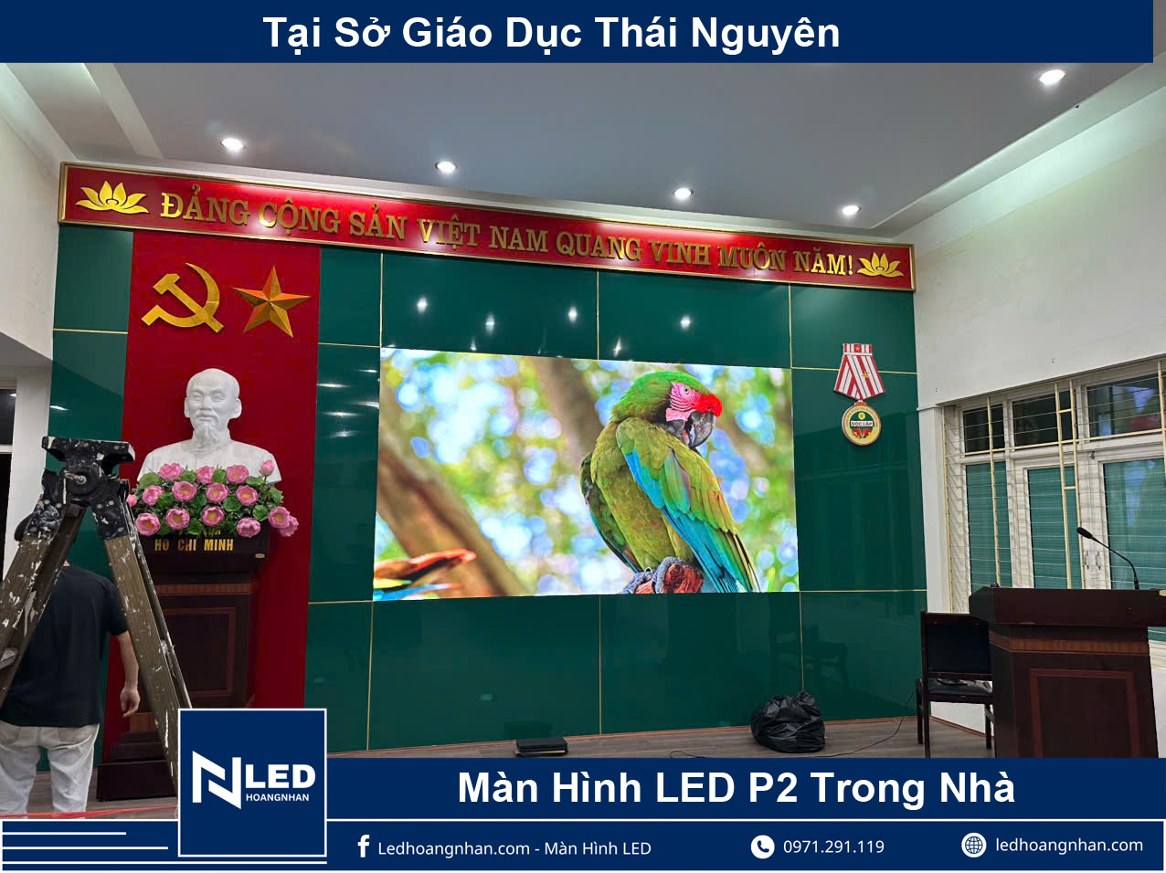 Màn hình led p2 trong nhà