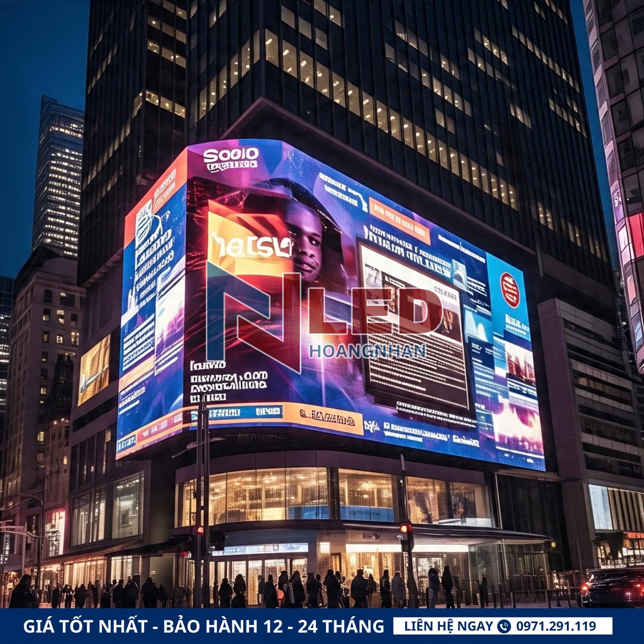 Màn Hình LED Ngoài Trời - Ledhoangnhan