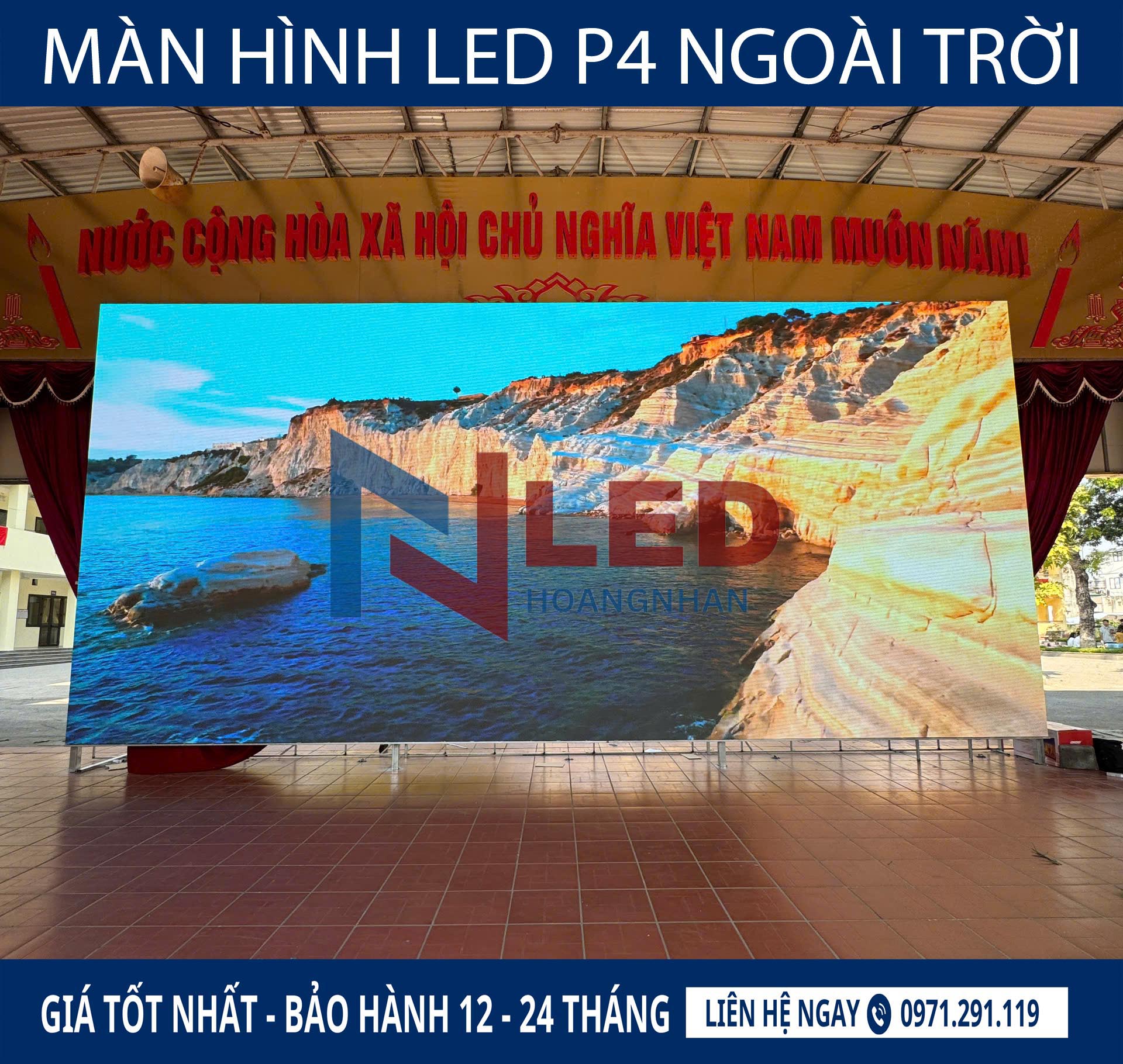 Màn Hình LED P4 Ngoài Trời Tại Thái Nguyên