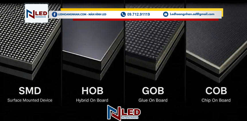 Phân biệt SMD GOB COB HOB